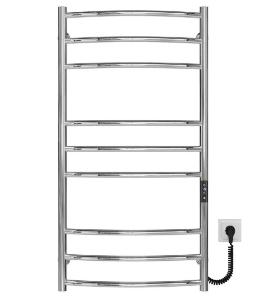 Электрический полотенцесушитель Deffi Классик Элит П9 600х1000 правое подключение JD03 хром C.KE.100.60.9.E.C.R.1