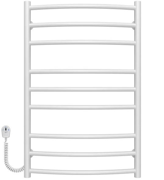 Електрична сушарка для рушників Deffi Класик Еліт П9 600х800 ліве підключення білий C.KE.80.60.9.E.W.L.5