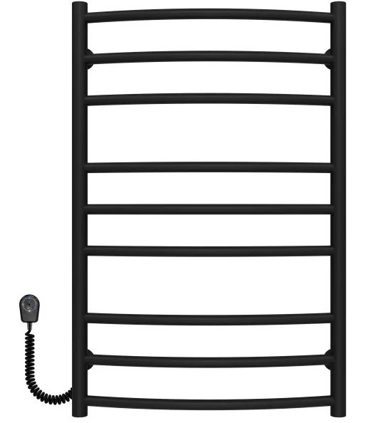 Электрический полотенцесушитель Deffi Классик Элит П9 600х800 левое подключение черный C.KE.80.60.9.E.B.L.5