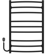 Электрический полотенцесушитель Deffi Классик Элит П9 600х800 левое подключение черный C.KE.80.60.9.E.B.L.5