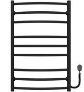 Электрический полотенцесушитель Deffi Классик Элит П9 600х800 правое подключение черный C.KE.80.60.9.E.B.R.5