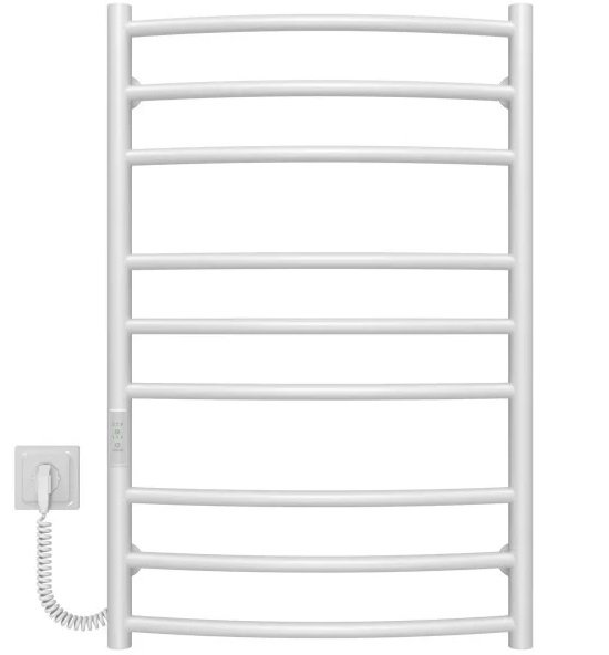 Электрический полотенцесушитель Deffi Классик Элит П9 600х800 левое подключение WD03 белый C.KE.80.60.9.E.W.L.3