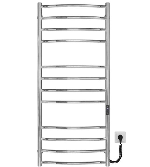 Електрична сушарка для рушників Deffi Класик Еліт П12 600х1200 праве підключення JD03 хром C.KE.120.60.12.E.C.R.1