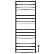 Электрический полотенцесушитель Deffi Классик Элит П16 600х1600 правое подключение JD03 черный C.KE.160.60.16.E.B.R.1