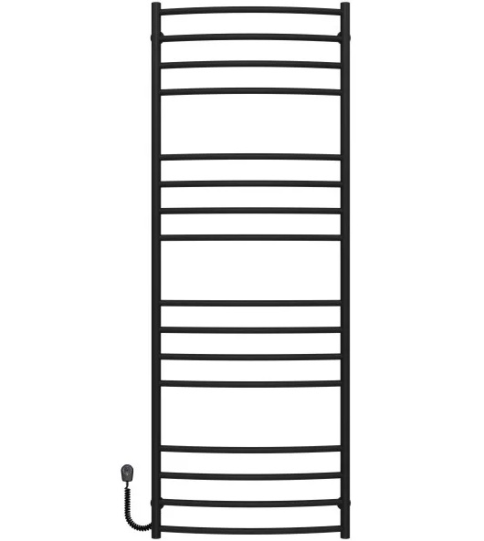 Электрический полотенцесушитель Deffi Классик Элит П16 600х1700 левое подключение черный C.KE.170.60.15.E.B.L.5