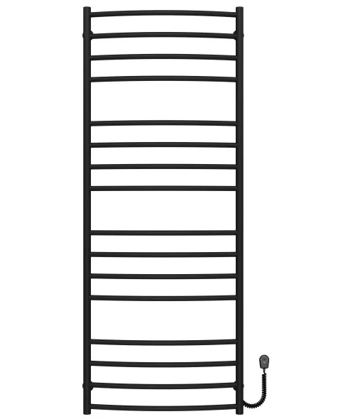 Электрический полотенцесушитель Deffi Классик Элит П16 600х1600 правое подключение черный C.KE.160.60.16.E.B.R.5