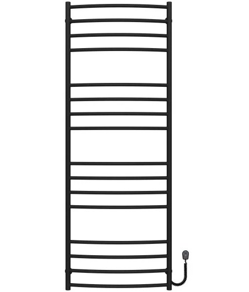 Электрический полотенцесушитель Deffi Классик Элит П16 600х1700 правое подключение черный C.KE.170.60.15.E.B.R.5