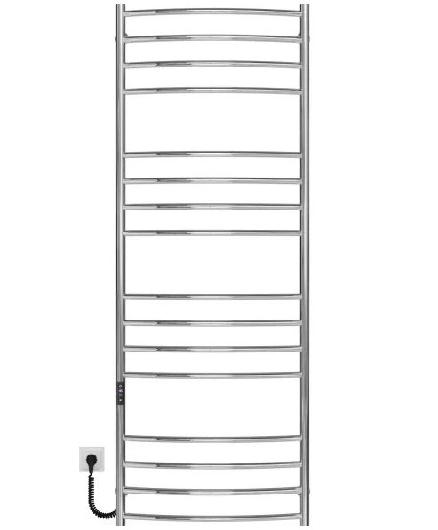 Электрический полотенцесушитель Deffi Классик Элит П16 600х1700 левое подключение JD03 хром C.KE.170.60.16.E.C.L.1