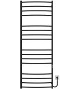 Электрический полотенцесушитель Deffi Классик Элит П16 600х1700 правое подключение JD03 черный C.KE.170.60.16.E.B.R.1