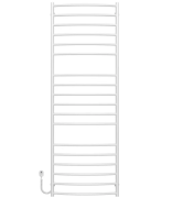 Электрический полотенцесушитель Deffi Классик Элит П18 600х1800 левое подключение белый C.KE.180.60.18.E.W.L.5