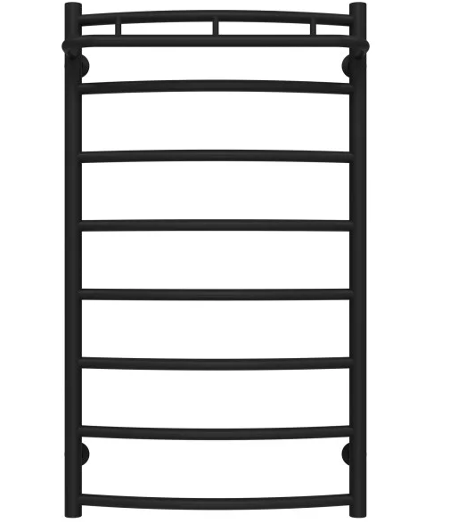 Сушка для рушників водяна Deffi Класик N П8 500х900 нижнє підключення чорний C.KN.90.50.8.B.A