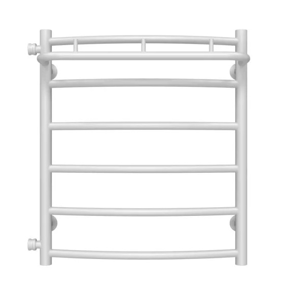 Полотенцесушитель водяной Deffi Классик N П6 500х600 боковое левое подключение белый C.KN.60.50.6.W.B