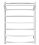 Полотенцесушитель водяной Deffi Классик N П7 500х700 нижнее подключение белый C.KN.70.50.7.W.A