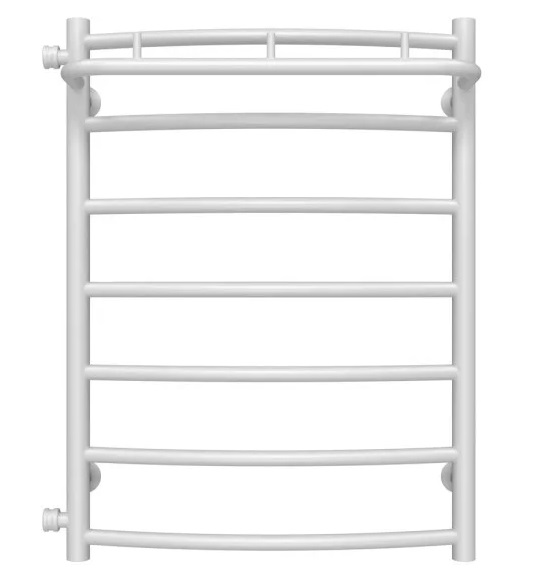 Полотенцесушитель водяной Deffi Классик N П7 500х700 боковое левое подключение белый C.KN.70.50.7.W.B