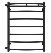 Сушка для рушників водяна Deffi Класик N П7 500х700 бічне ліве підключення чорний C.KN.70.50.7.B.B