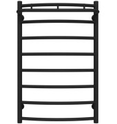 Сушка для рушників водяна Deffi Класик N П8 500х800 нижнє підключення чорний C.KN.80.50.8.B.A