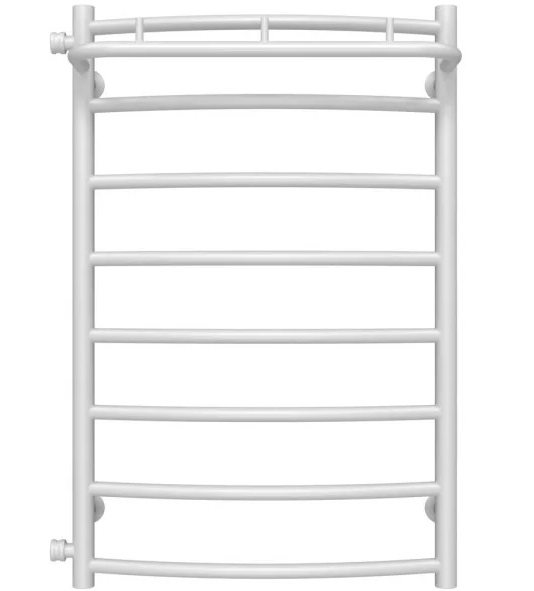 Полотенцесушитель водяной Deffi Классик N П8 500х800 боковое левое подключение белый C.KN.80.50.8.W.B