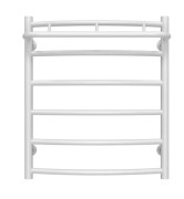 Полотенцесушитель водяной Deffi Классик N П6 500х600 нижнее подключение белый C.KN.60.50.6.W.A