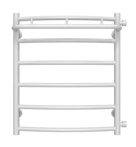 Сушка для рушників водяна Deffi Класик N П6 500х600 бічне праве підключення білий C.KN.60.50.6.W.C