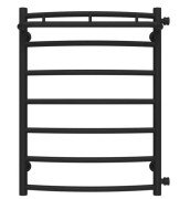 Сушка для рушників водяна Deffi Класик N П7 500х700 бічне праве підключення чорний C.KN.70.50.7.B.C