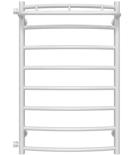 Сушка для рушників водяна Deffi Класик N П8 500х800 бічне ліве підключення білий C.KN.80.50.8.W.B