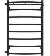 Полотенцесушитель водяной Deffi Классик N П8 500х800 боковое левое подключение черный C.KN.80.50.8.B.B