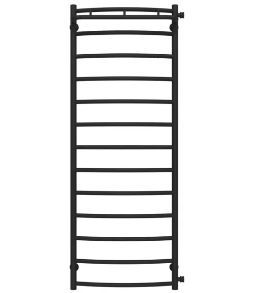 Полотенцесушитель водяной Deffi Классик N П13 500х1400 боковое правое подключение черный C.KN.140.50.13.B.C