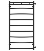 Полотенцесушитель водяной Deffi Классик N П8 500х1000 боковое правое подключение черный C.KN.100.50.9.B.C