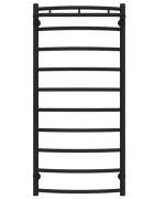 Полотенцесушитель водяной Deffi Классик N П10 500х1100 нижнее подключение черный C.KN.110.50.10.B.A