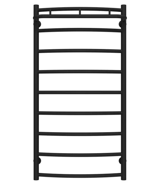 Сушка для рушників водяна Deffi Класик N П8 500х1000 нижнє підключення чорний C.KN.100.50.9.B.A