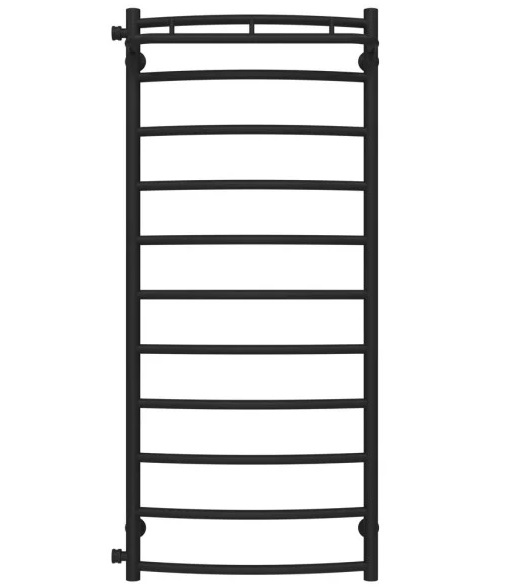 Сушка для рушників водяна Deffi Класик N П11 500х1200 бічне ліве підключення чорний C.KN.120.50.11.B.B