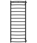 Полотенцесушитель водяной Deffi Классик N П13 500х1400 боковое правое подключение черный C.KN.140.50.13.B.C