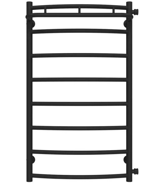 Сушка для рушників водяна Deffi Класик N П8 500х900 бічне праве підключення чорний C.KN.90.50.8.B.C