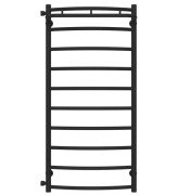 Полотенцесушитель водяной Deffi Классик N П10 500х1100 боковое левое подключение черный C.KN.110.50.10.B.B