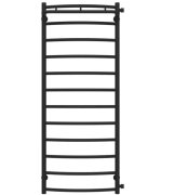 Полотенцесушитель водяной Deffi Классик N П12 500х1300 боковое правое подключение черный C.KN.130.50.12.B.C