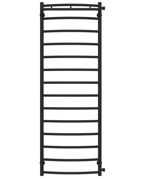 Полотенцесушитель водяной Deffi Классик N П14 500х1500 боковое правое подключение черный C.KN.150.50.14.B.C