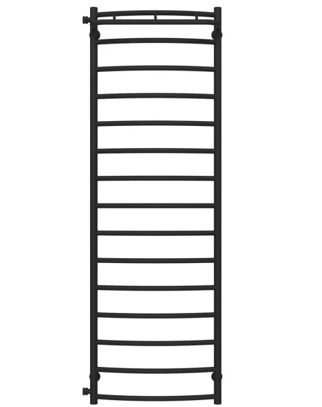 Сушка для рушників водяна Deffi Класик N П15 500х1600 бічне ліве підключення чорний C.KN.160.50.15.B.B
