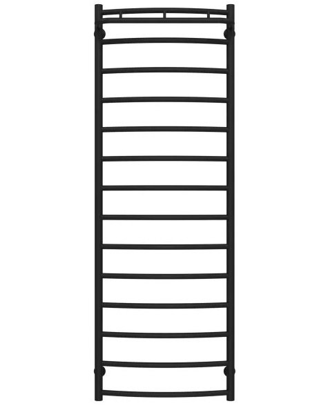 Полотенцесушитель водяной Deffi Классик N П14 500х1500 нижнее подключение черный C.KN.150.50.14.B.A