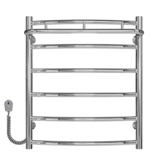 Електрична сушарка для рушників Deffi Класик N П6 500х600 ліве підключення хром C.KN.60.50.6.E.C.L.5