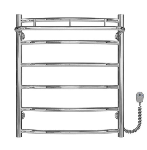 Электрический полотенцесушитель Deffi Классик N П6 500х600 правое подключение хром C.KN.60.50.6.E.C.R.5