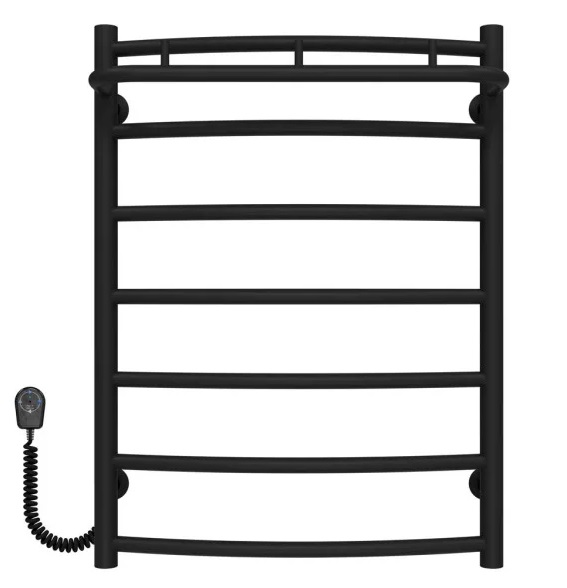 Электрический полотенцесушитель Deffi Классик N П7 500х700 левое подключение черный C.KN.70.50.7.E.B.L.5