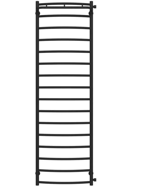 Полотенцесушитель водяной Deffi Классик N П16 500х1700 боковое правое подключение черный C.KN.170.50.16.B.C