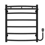 Електрична сушарка для рушників Deffi Класик N П6 500х600 праве підключення чорний C.KN.60.50.6.E.B.R.5