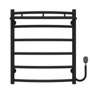 Электрический полотенцесушитель Deffi Классик N П6 500х600 правое подключение черный C.KN.60.50.6.E.B.R.5