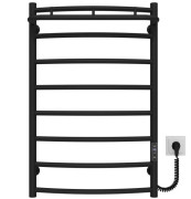 Электрический полотенцесушитель Deffi Классик N П8 500х800 правое подключение JD03 черный C.KN.80.50.8.E.B.R.1