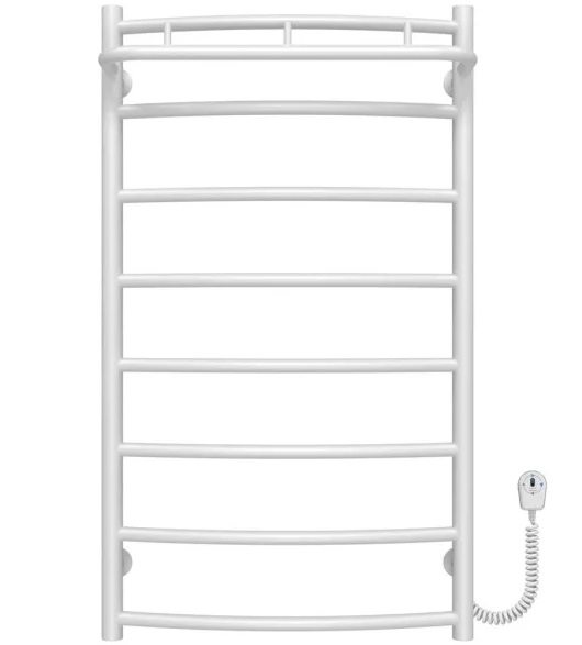 Электрический полотенцесушитель Deffi Классик N П8 500х900 правое подключение белый C.KN.90.50.8.E.W.R.5