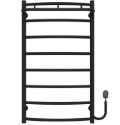 Электрический полотенцесушитель Deffi Классик N П8 500х900 правое подключение черный C.KN.90.50.8.E.B.R.5