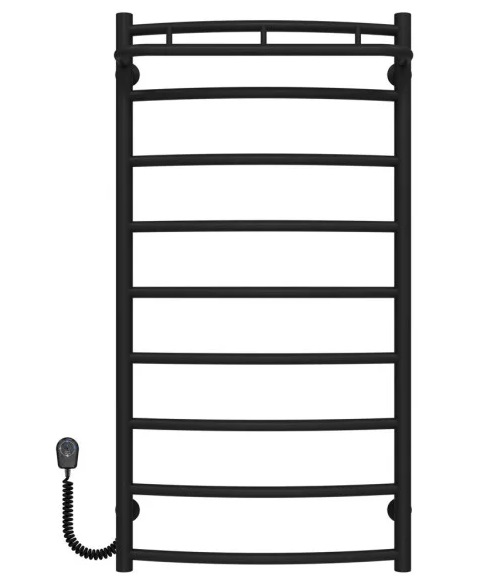 Электрический полотенцесушитель Deffi Классик N П9 500х1000 левое подключение черный C.KN.100.50.9.E.B.L.5