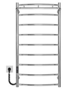 Электрический полотенцесушитель Deffi Классик N П9 500х1000 левое подключение JD03 хром C.KN.100.50.9.E.C.L.1