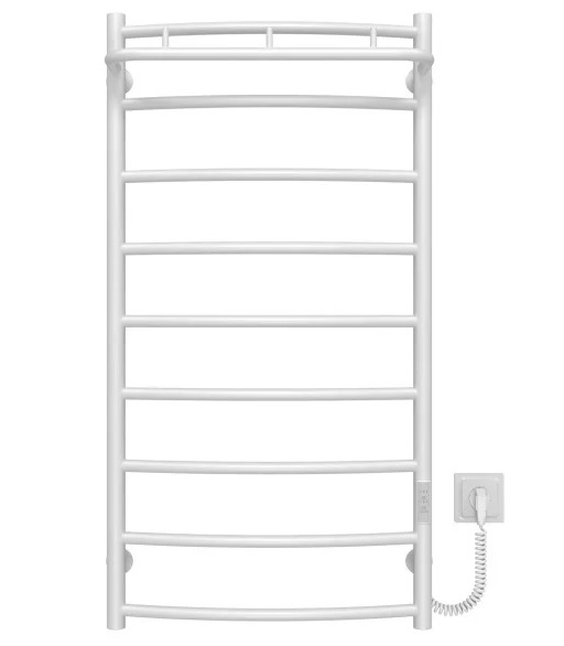 Электрический полотенцесушитель Deffi Классик N П9 500х1000 правое подключение WD03 белый C.KN.100.50.9.E.W.R.1
